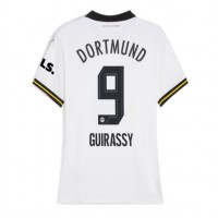 Camiseta Borussia Dortmund Serhou Guirassy #9 Tercera Equipación Replica 2024-25 para mujer mangas cortas